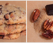 Cookies aux éclats de chocolat et noix de pécan