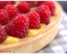 Tarte passion-framboises